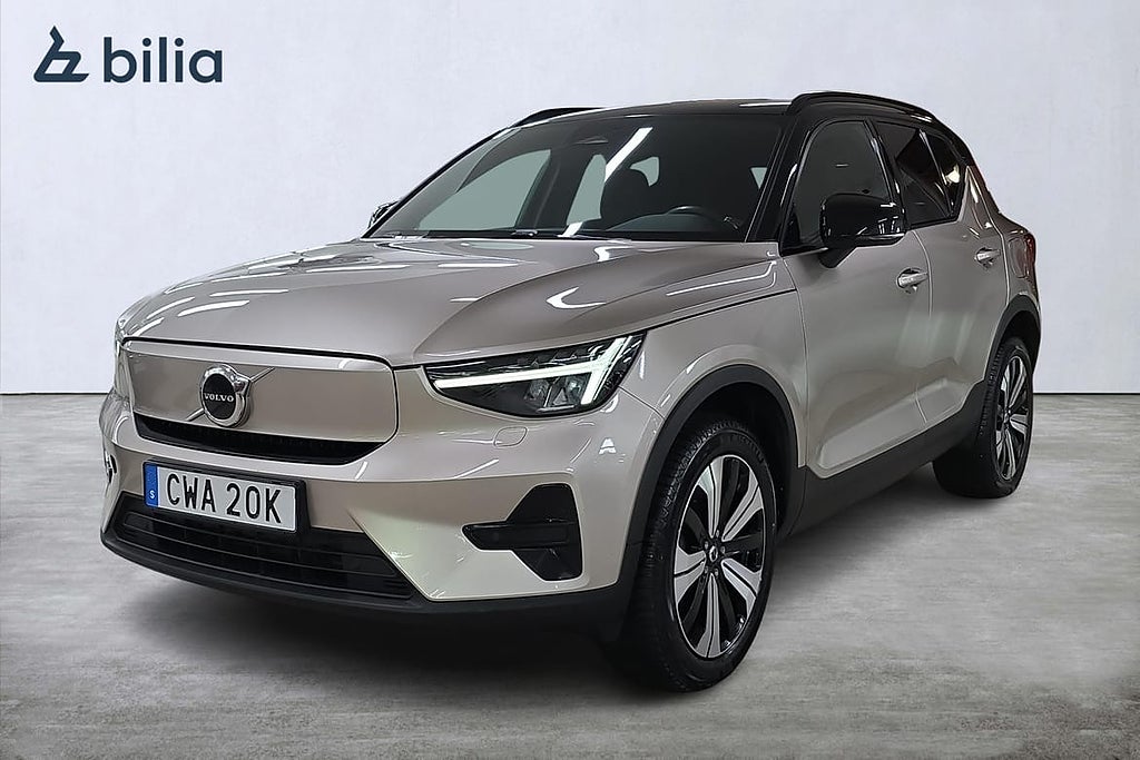 Volvo XC40 Recharge Core Edition GOOGLE solfilm kamera