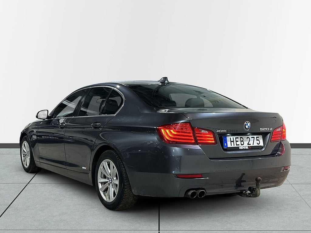 BMW 520d xDrive Sedan Drag Mvärm GPS Skinn Rattvärme S/V-hjul