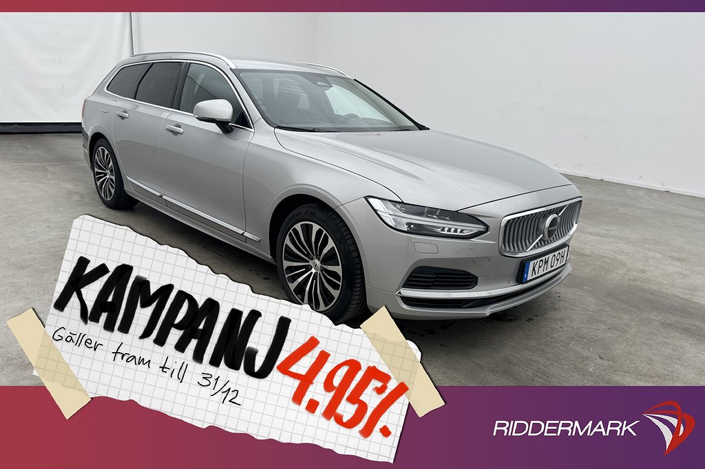 Volvo V90 Recharge T6 AWD Core Bright Kamera Na 4,95% Ränta