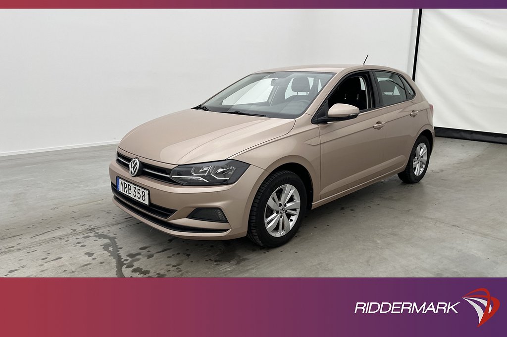 Volkswagen Polo 1.0 TSI 95hk Bluetooth Låg-Skatt 0,46L/mil