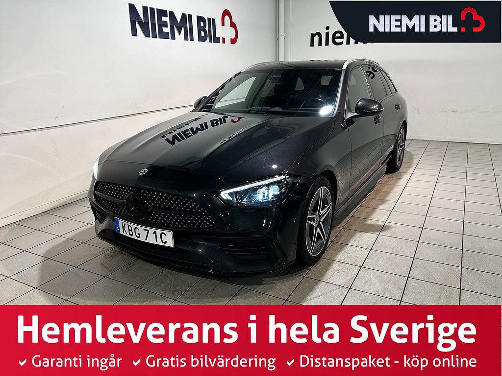 Mercedes-Benz C 220 d 4M AMG Burmester Drag Dvärm Kamera SoV