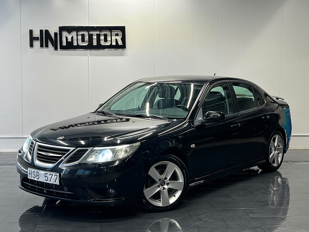Saab 9-3 Sedan 1.8t Vector |2Ägare|NySer|NyBess|Skin|ElStol|DRAG