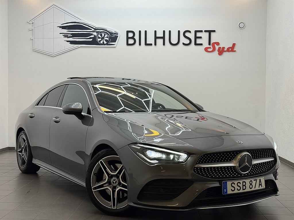 Mercedes-Benz CLA 200 163hk AMG Line Pano/Navi/Bkamera/Elstolar/Nyservad