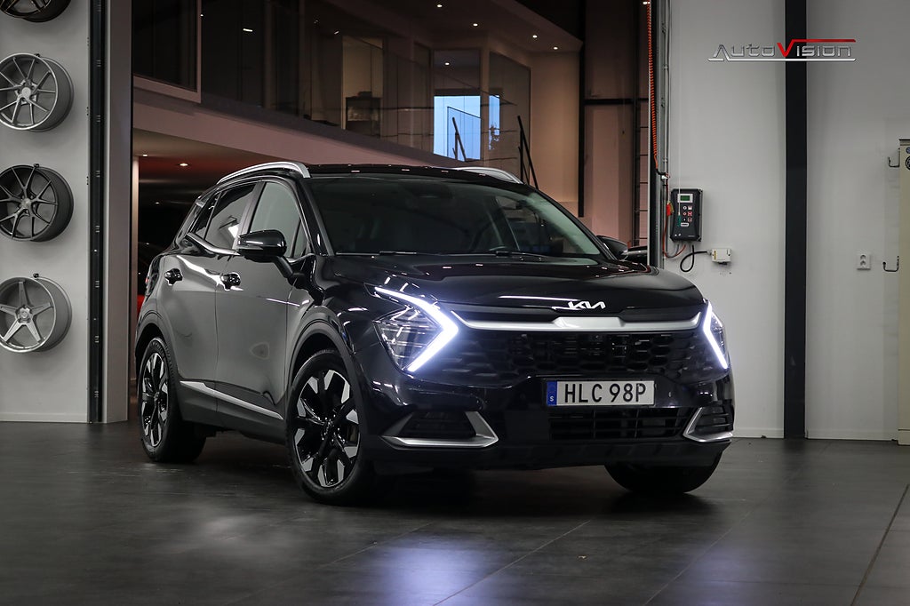 Kia Sportage PHEV Automatisk 265hk Advanced LED 360 ELSTOLAR DRAG 19" S&V VAT