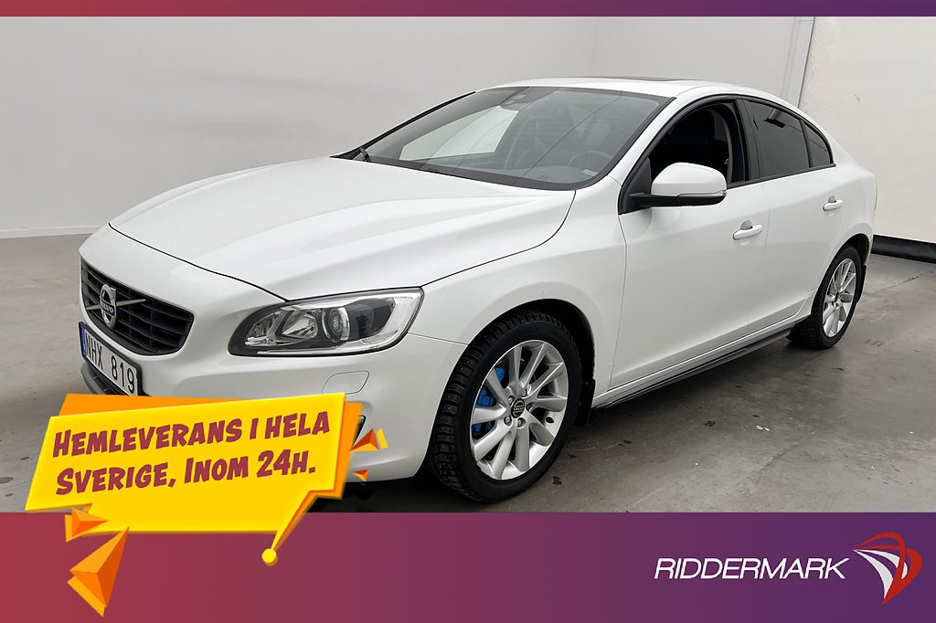 Volvo S60 Polestar T6 AWD 329hk Summum Värmare Skinn T-Lucka