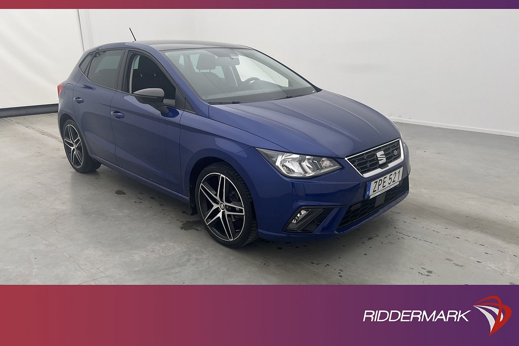 Seat Ibiza 1.0 95hk FR-Sport En-Brukare Sensorer CarPlay