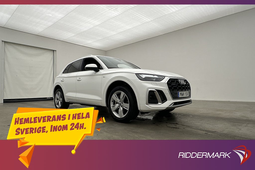 Audi Q5 55 TFSI e Q 367hk S-Line Sensorer CarPlay Drag MOMS