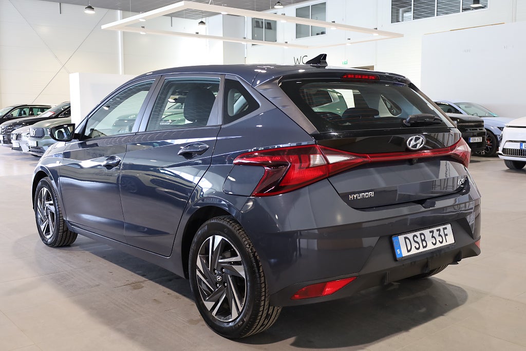 Hyundai i20 1,0 T-GDI 100hk 7DCT MHEV Essential Kamera Leasbar 2022
