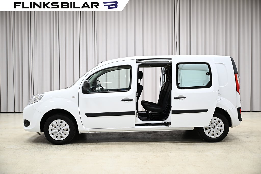 Renault Kangoo Maxi 90HK Dubbelhytt|Drag|Värmare|NyKamrem|EnÄgare|Moms