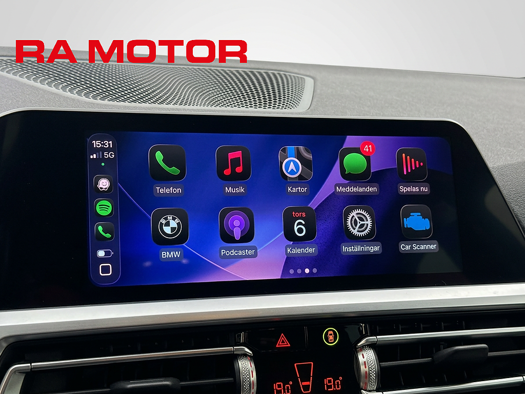 BMW 330e xDrive 292hk M Sport | H/K | 360 Kamera | Laser | Drag 2021