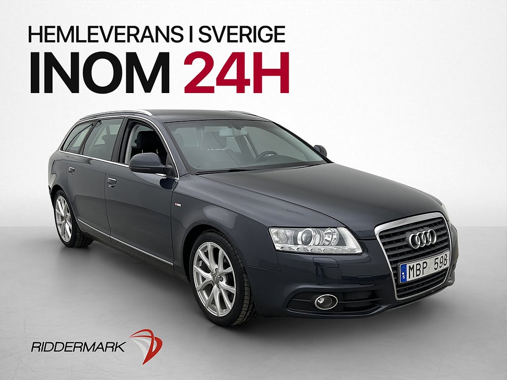 Audi A6 2.0 TDI 170hk Proline P-Sensorer Farthållare