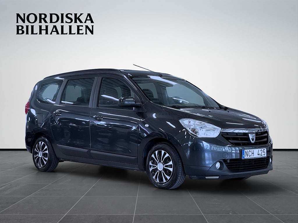 Dacia Lodgy 1.2 TCe 7-sits Nyservad Dragkrok Motorvärmare P-sensor