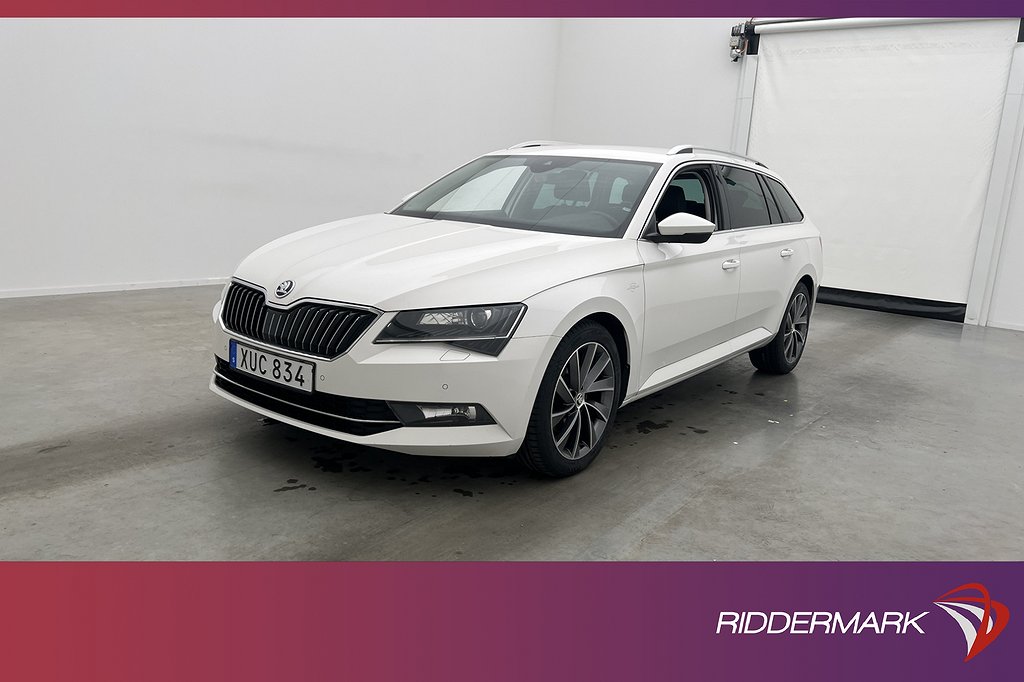 Skoda Superb Kombi TDI 4x4 190hk L&K Värm Canton Kamera Drag