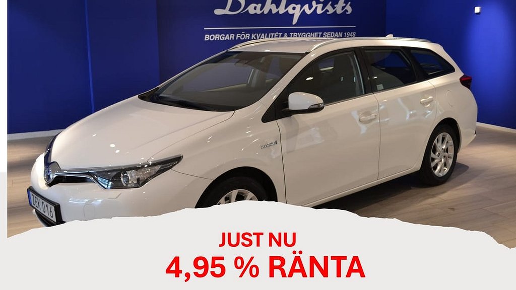 Toyota Auris Touring Sports Hybrid (NU 4,95 % RÄNTA) Active 136hk V-hjul Weba