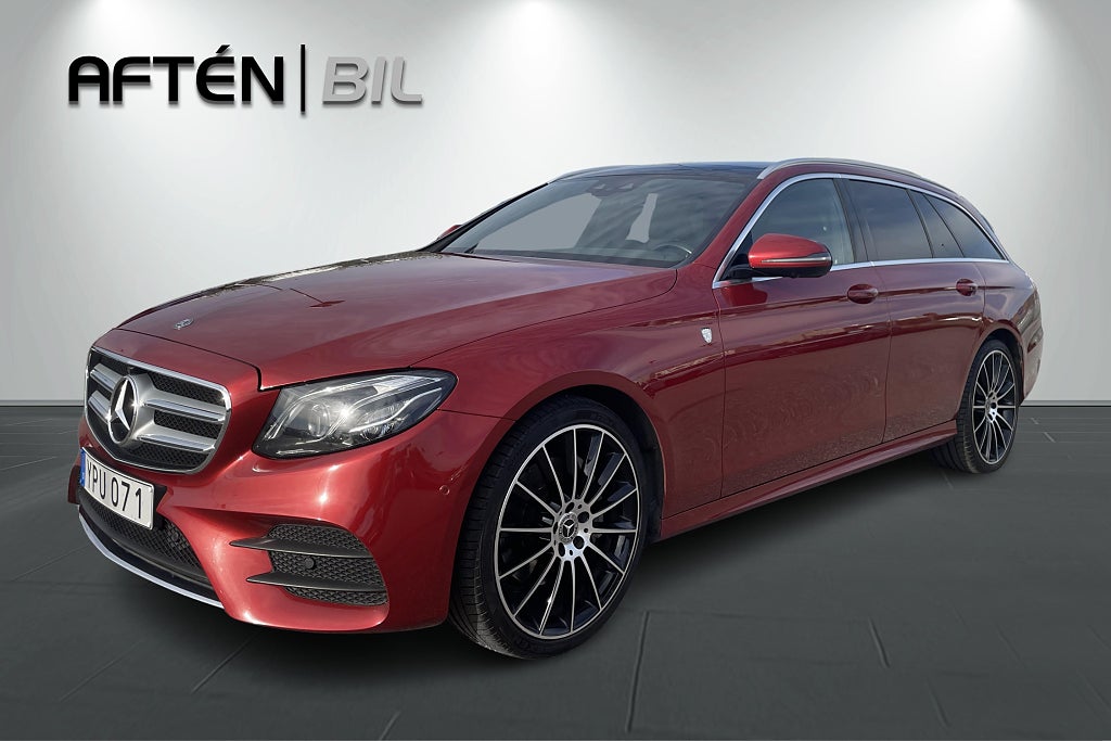 Mercedes-Benz E220 d 220 D 4M 194hk AMG-Line Drag Värm HuD Pano Burmester 