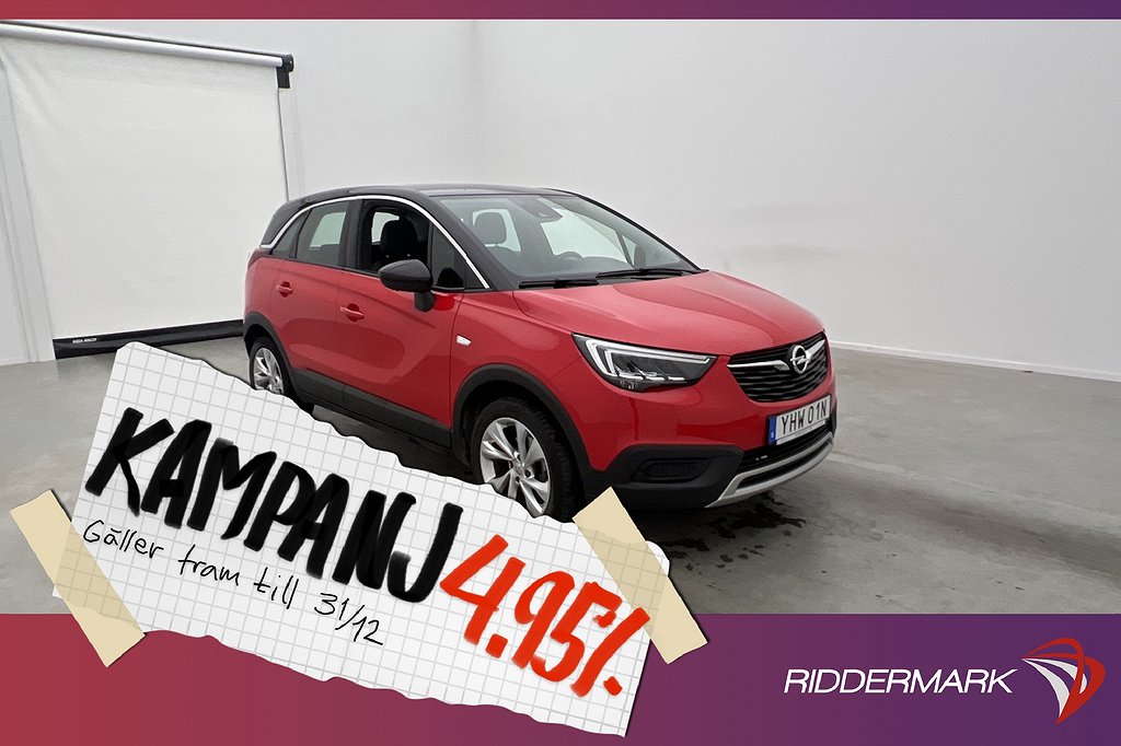 Opel Crossland X 1.2 Turbo 110hk Dynamic Sensor 4,95% Ränta