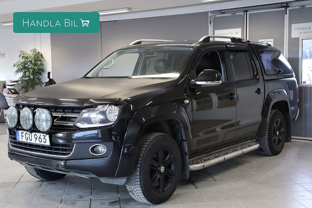 Volkswagen Amarok 2.0 TDI 4M Moms DVärm Drag Skinn SoV 180hk