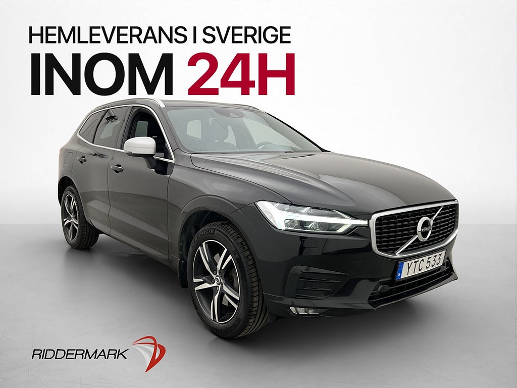 Volvo XC60 T5 254hk AWD R-Design Skinn Värmare Kamera VOC