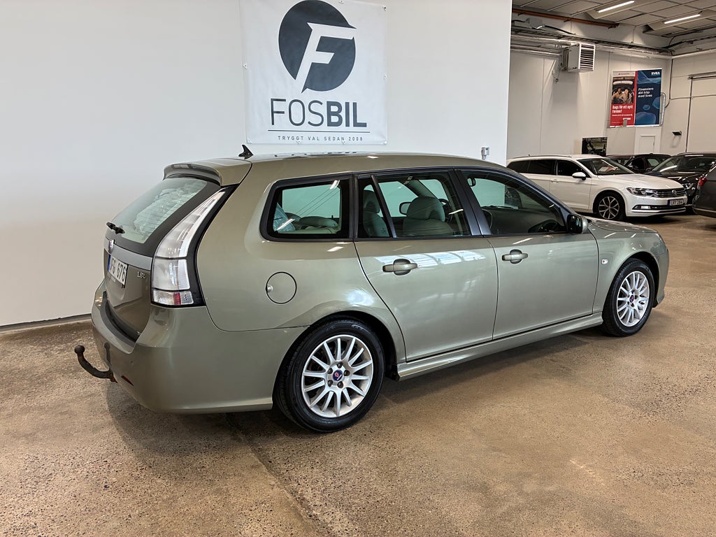 SAAB 9-3 SPORTCOMBI 1.8T 150 ch 4X2 BVM BIOPOWER ETHANOL LINEAR - PRÉCHAUFFAGE - ATTELAGE - 176200 km
