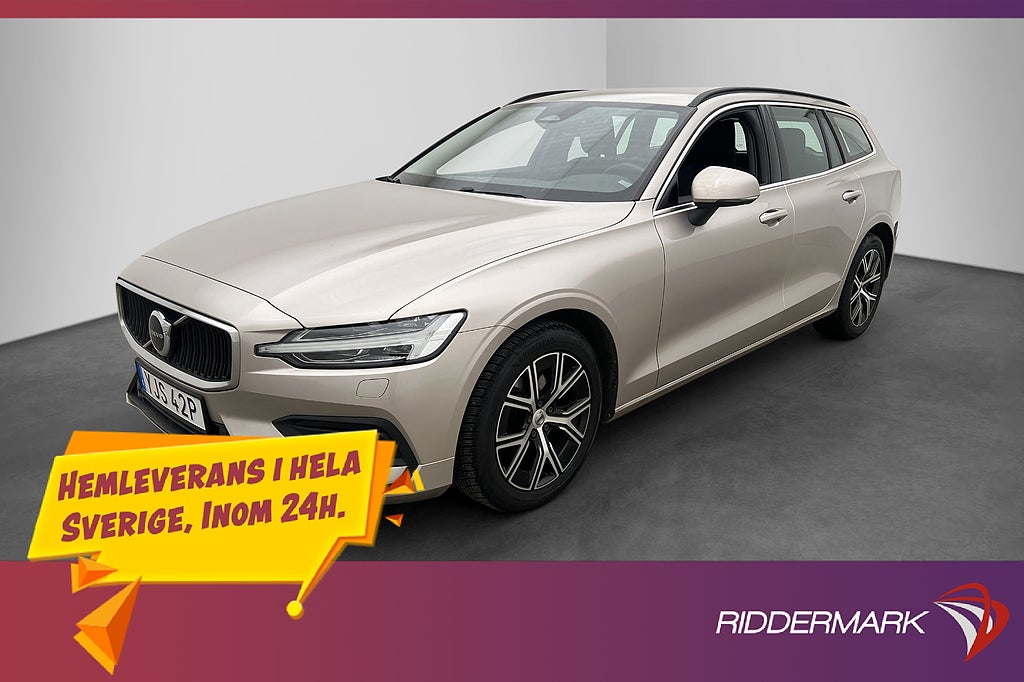 Volvo V60 B4 Core Värmare Kamera Navi Rattvärme CarPlay BLIS