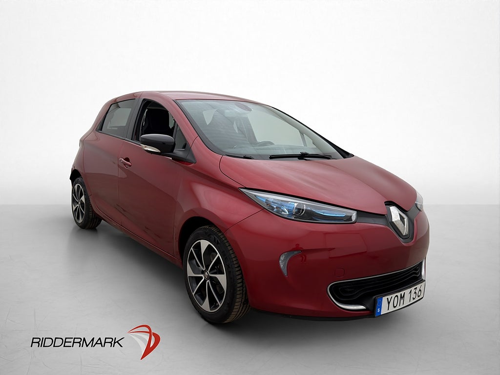 Renault Zoe R90 41 kWh Friköpt Kamera Navi P-Sensorer