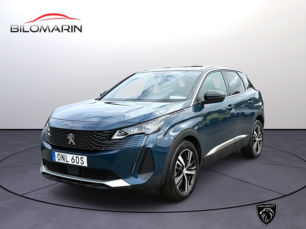 Peugeot 3008 PT 130hk AUT/NAVI/KAMERA/KEYLESS/NYBES/SoV