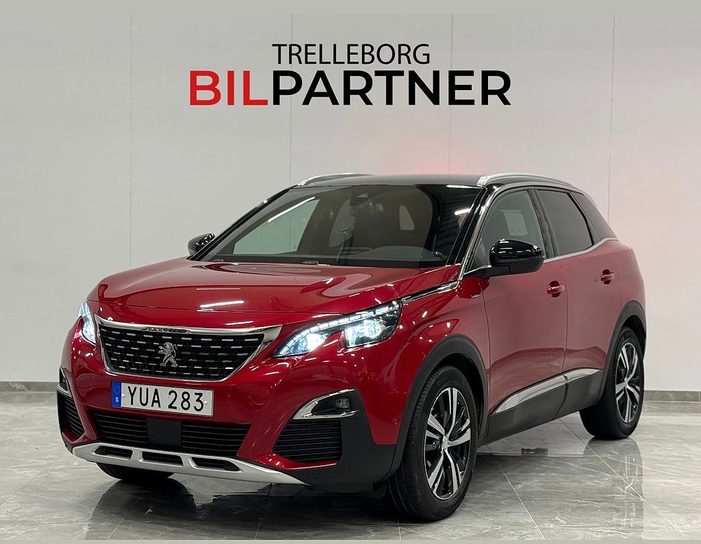 Peugeot 3008 1.6 BlueHDi 120 EAT GT-Line |1 ägare|Navi|Drag 