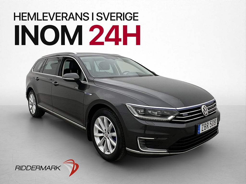 Volkswagen Passat GTE 218hk Cockpit Kamera Halvskinn Drag