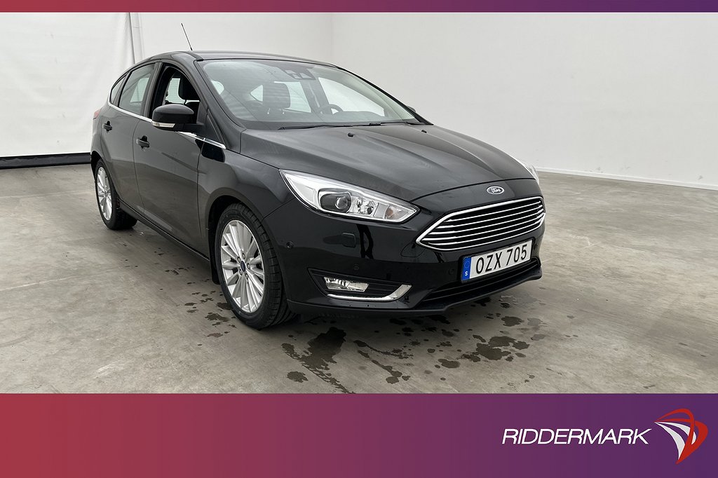 Ford Focus 1.0 EcoBoost 125hk Titanium X Kamera Rattvärme