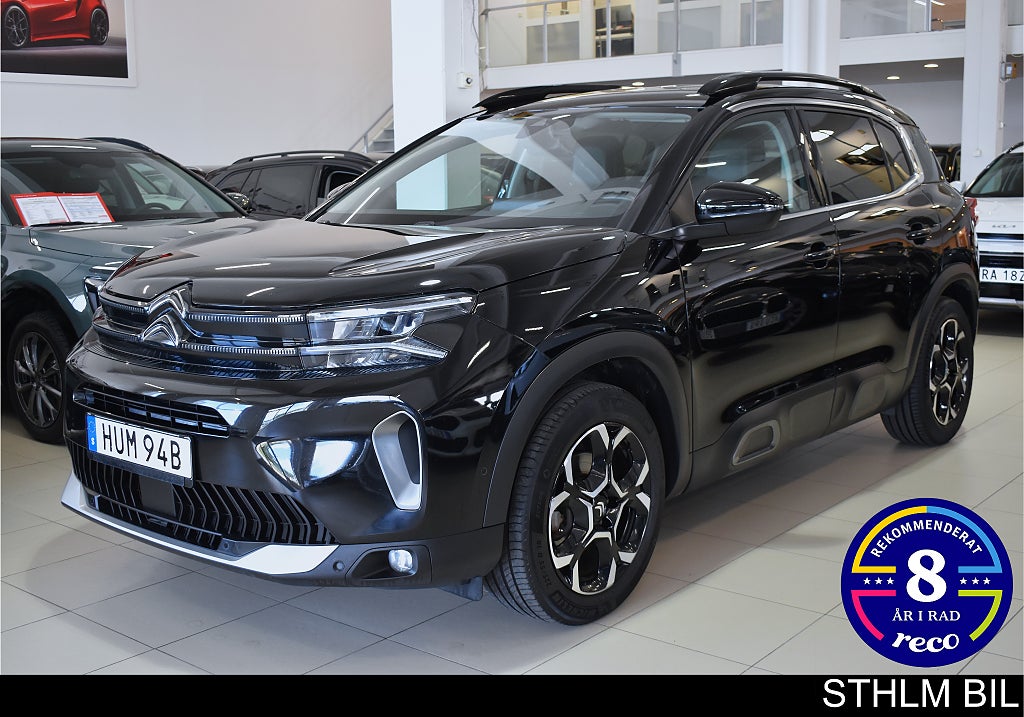 Citroën C5 Aircross 1.2 PureTech 130 EAT Navi Bkam Carplay Moms 3,45% RÄNTA