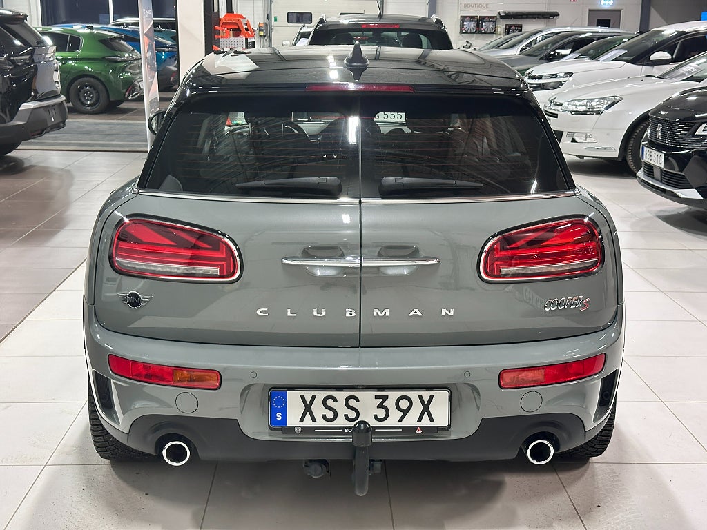 MINI Clubman Cooper S Steptronic 178hk B-kam, Navi, Dragkrok Euro 6 thumbnail