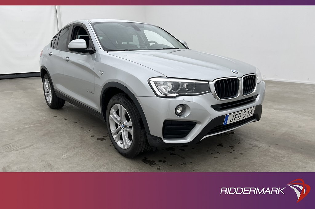 BMW X4 xDrive 20d 190hk M Sport-Ratt Navigation HiFi Drag