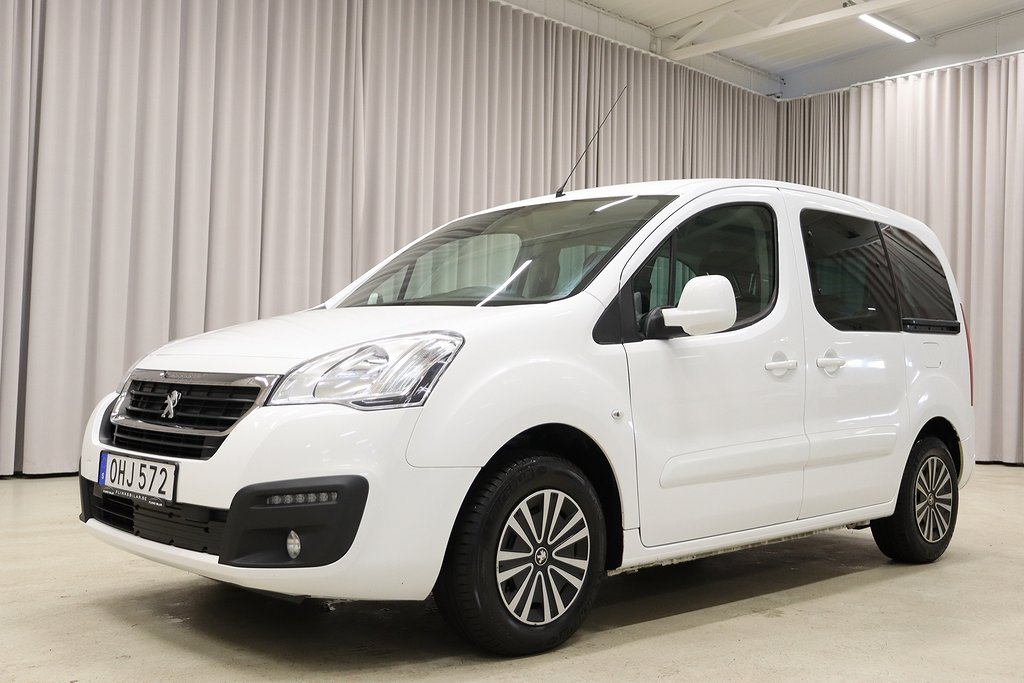 Peugeot partner tepee 1.6 99HK 5-Sits M-Värmare EnÄgare Moms