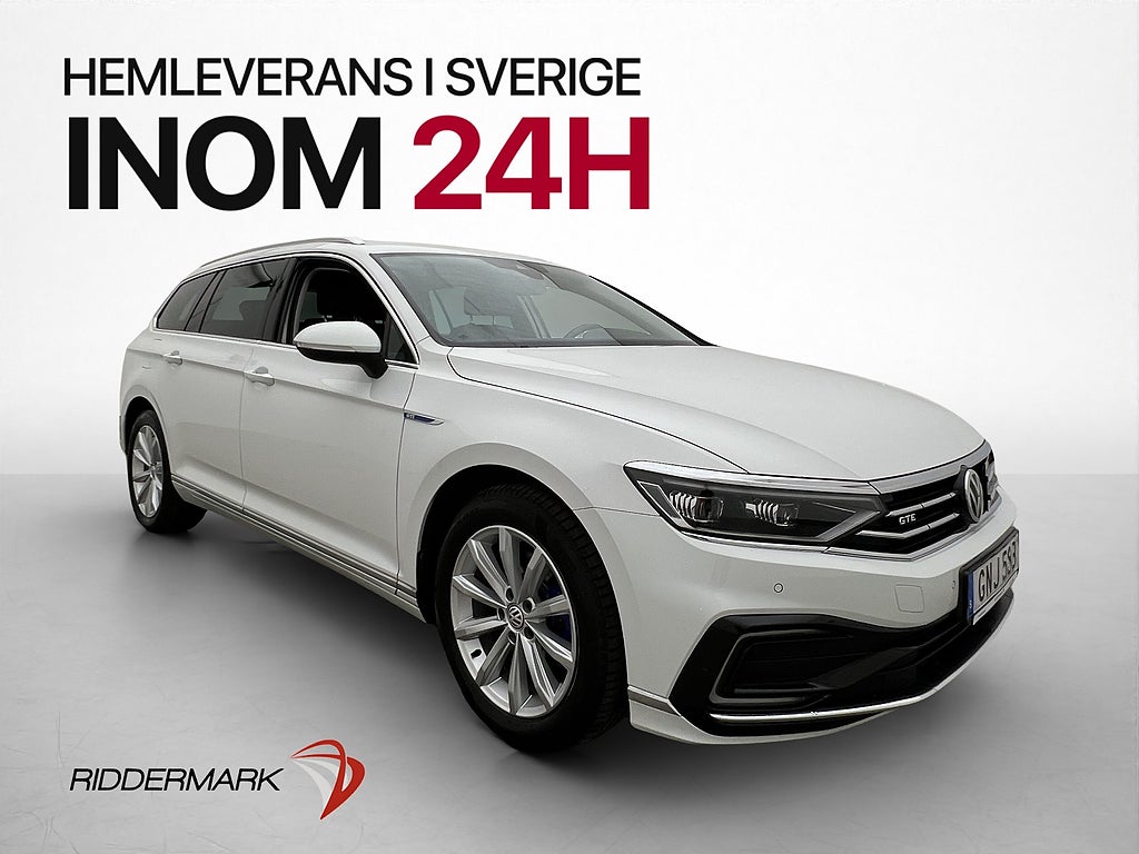 Volkswagen Passat GTE 218hk P-Värmare Kamera Navi Drag MOMS