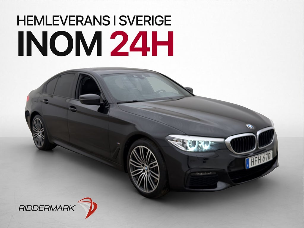 BMW 530e xDrive 252hk M Sport Taklucka 360°Kamera Navi Skinn