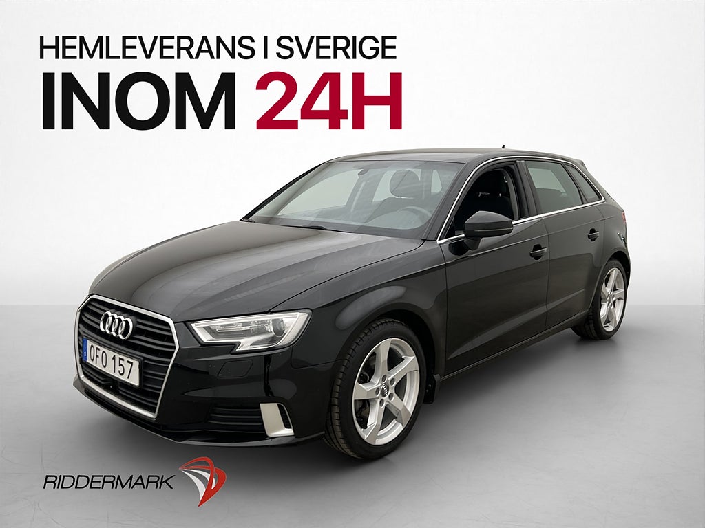 Audi A3 Sportback 1.4 TFSI Comfort M&K-Värmare Sensorer
