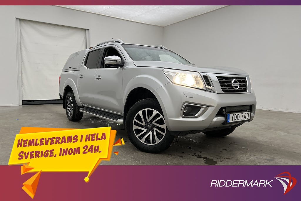 Nissan Navara 2.3 4WD Värm Drag Diff Kamera V-inr Kåpa Moms