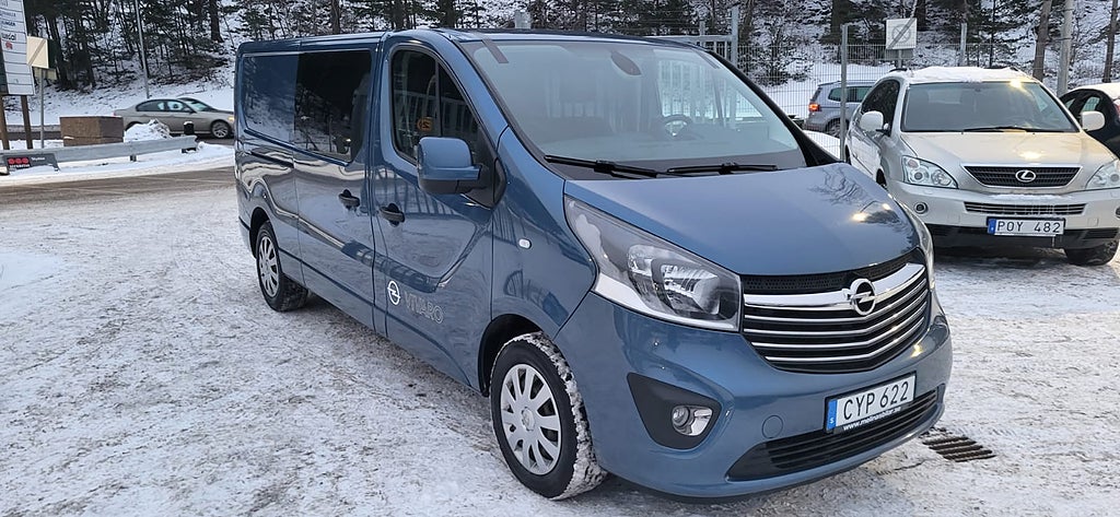 Opel Vivaro Skåpbil 2.9t 1.6 CDTI BIturbo 145hk 5-sits Nyservad EU6