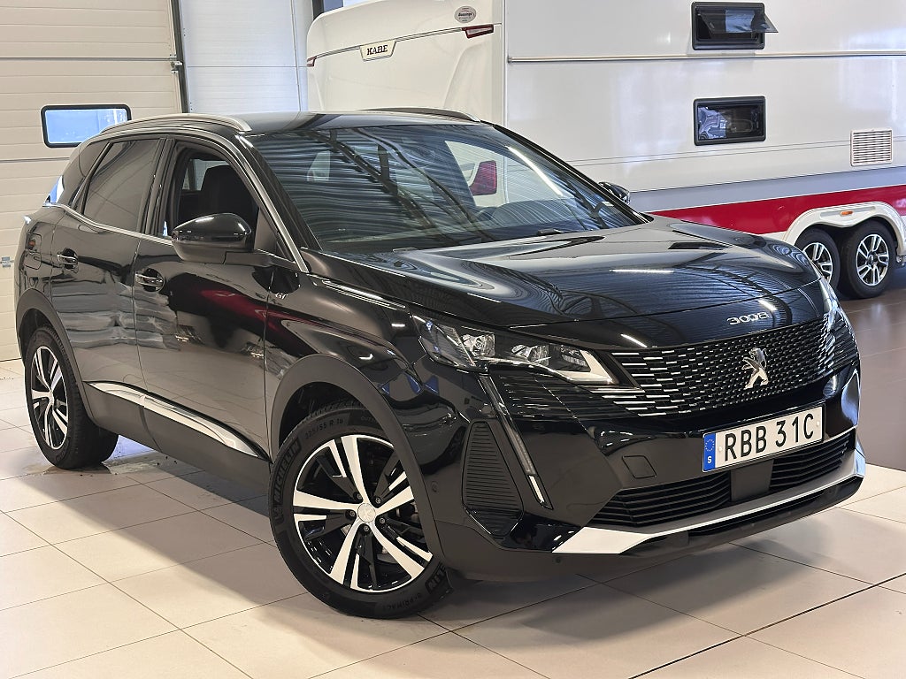 Peugeot 3008 GT 1.2 PureTech 130hk EAT B-kam, Navi, Carplay thumbnail