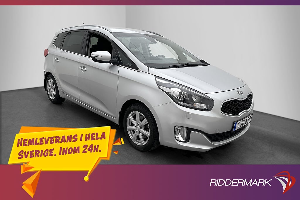 Kia Carens 1.7 CRDi 115hk 7-Sits Sensorer Rattvärme Dragkrok