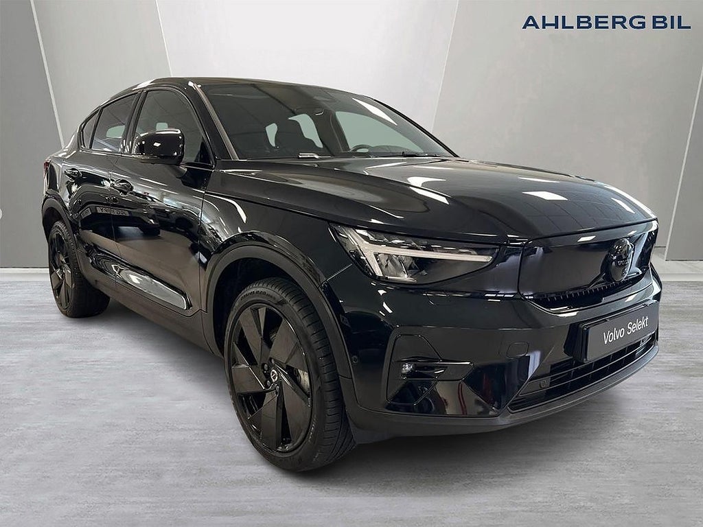 Volvo EC40 Twin Motor Performance M Ultra Black Edt, Parkeringskamera 360, 