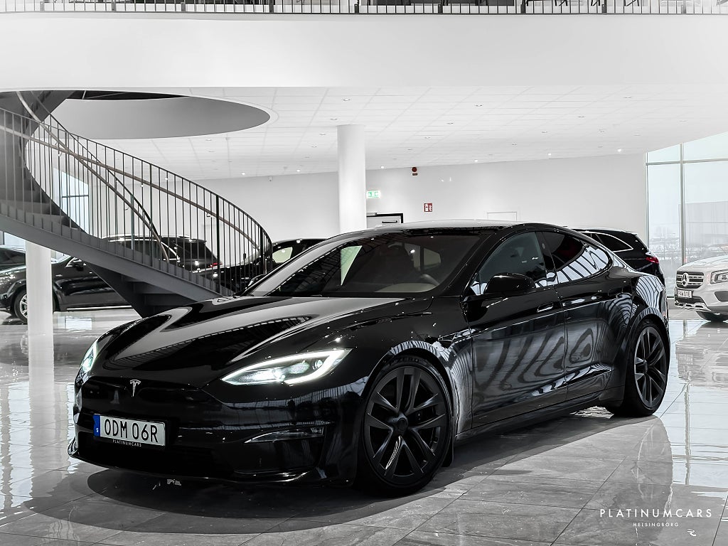 Tesla Model S Plaid 1020hk / LEASEBAR / Sv.såld / YOKE