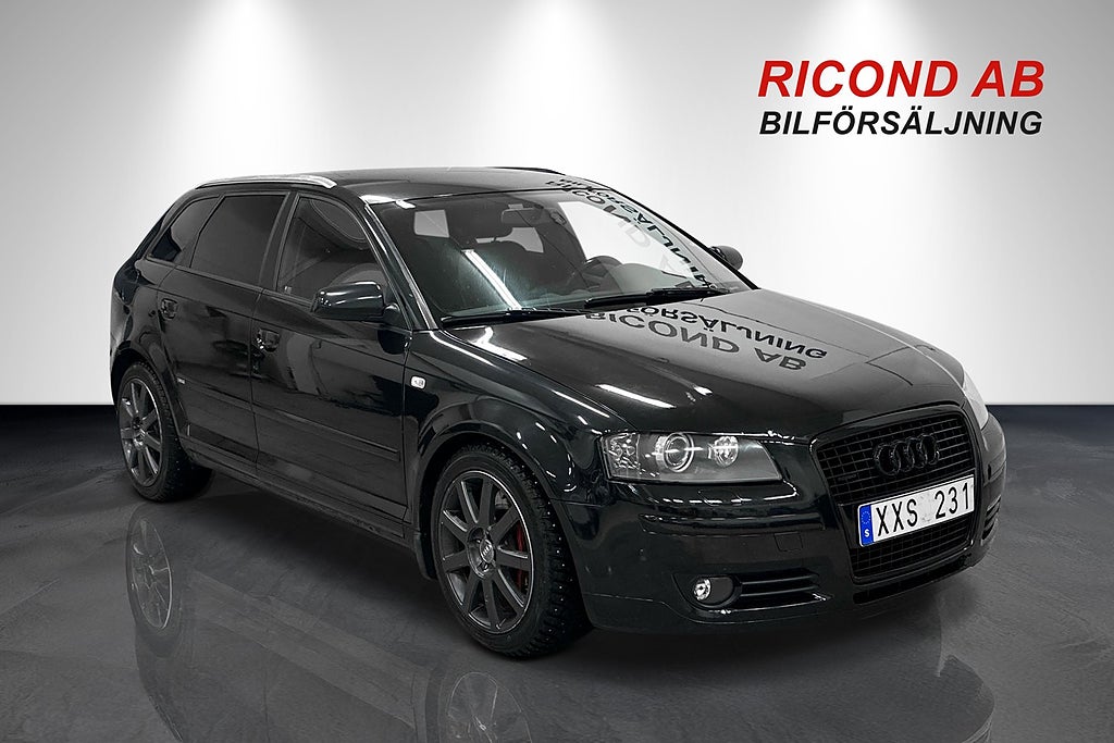 Audi A3 Sportback 3.2 VR6 quattro S Tronic S Line Sv-såld 