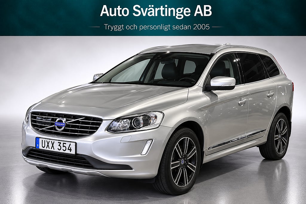 Volvo XC60 D4 190hk AWD Classic Summum (1 brukare, Navi, S&V-däck)