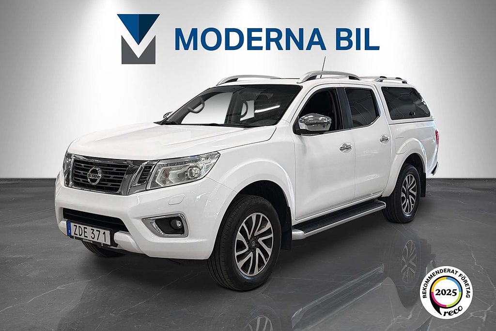 Nissan Navara 2.3 dCi 4WD 190hk Moms Tekna Kåpa Drag Kamera Taklucka