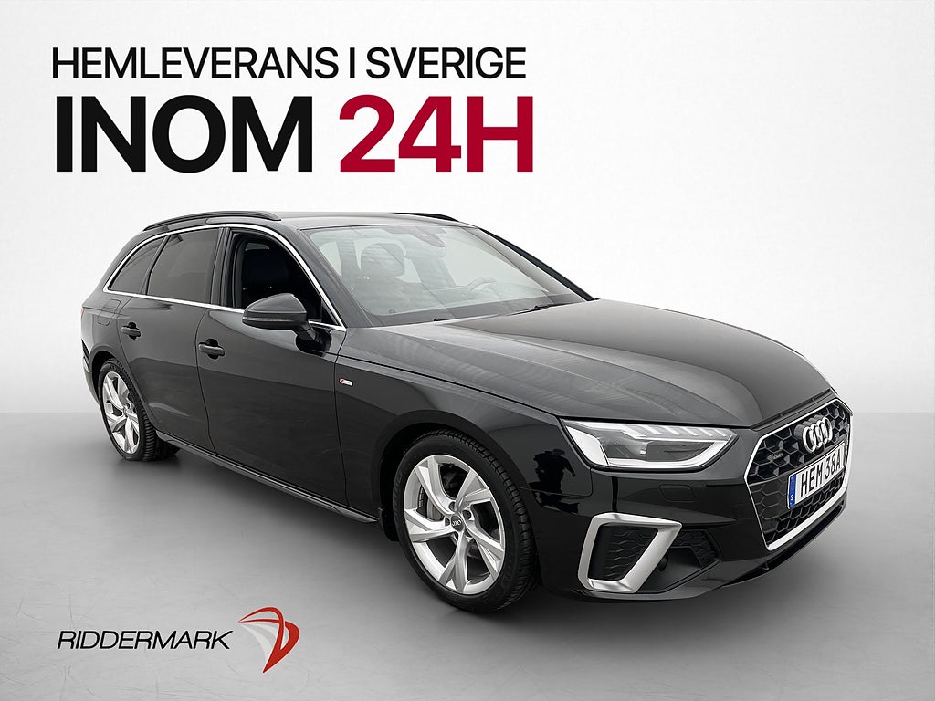 Audi A4 40 TDI Q S Line Värmare Cockpit Navi Drag MOMS