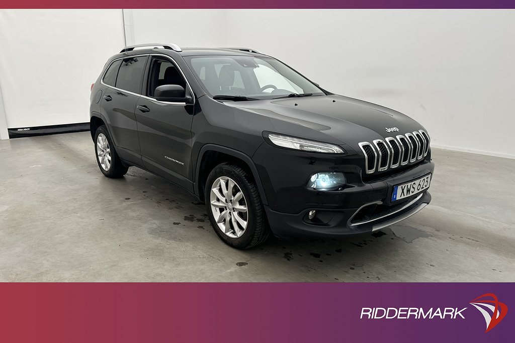 Jeep Cherokee 2.2 4WD 200hk Kamera Navi Skinn Adaptiv-Fart