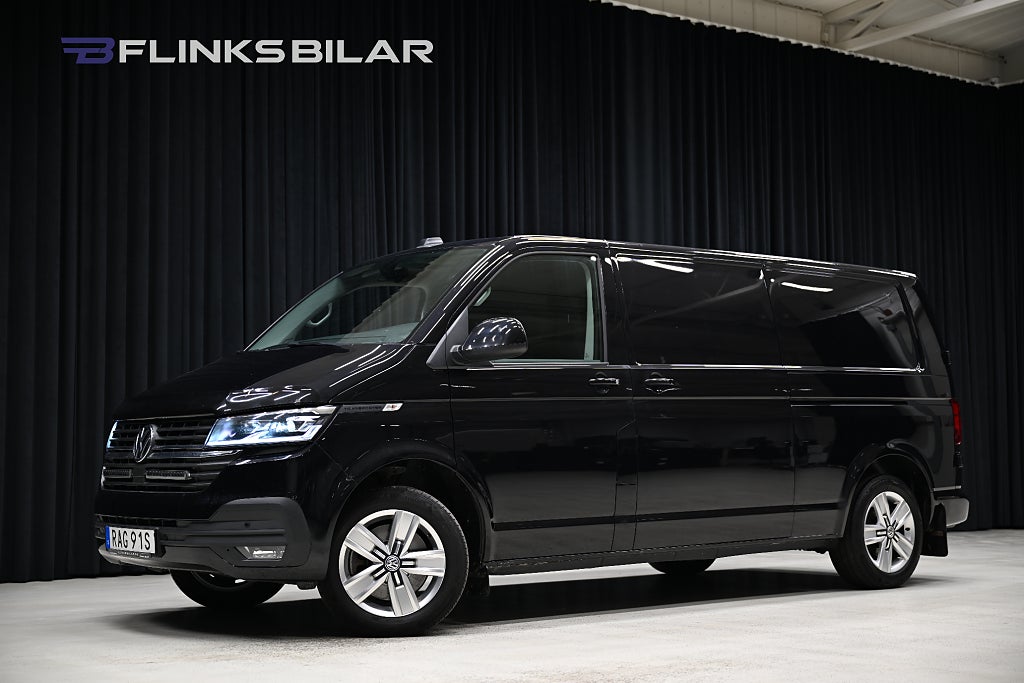 Volkswagen Transporter TDI DSG 204HK L2 Dubbeldörr|Inredd|Nedlackad|LED|SeUtr!