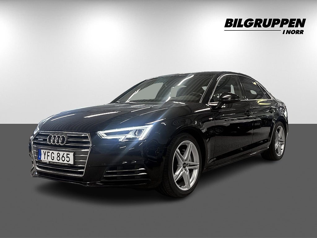 Audi A4 Sedan 2.0 TDI quattro  S-Line (Vhjul, Värmare, Cockpit)