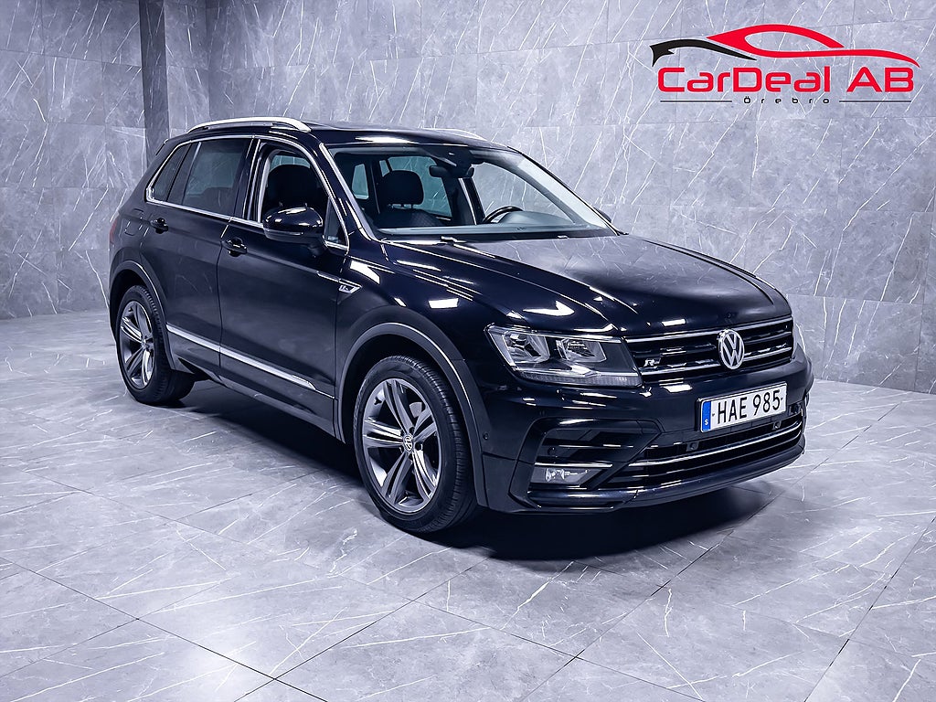 Volkswagen Tiguan 2.0 TDI 4Motion R-Line Pano Värmare Kamera CarPlay Drag
